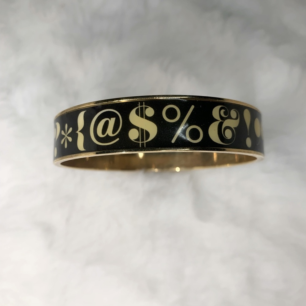 *ONLY ONE ON POSHMARK* Kate Spade symbols bangle